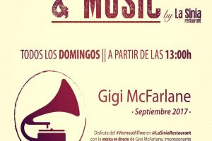 «Vermouth&Music» en La Sinia con Gigi McFarlane – 09/17